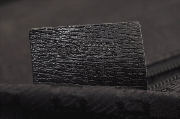 Authentic GUCCI Vintage Shoulder Tote Bag Leather 0021122 Black 4099J