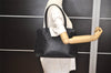 Authentic GUCCI Vintage Shoulder Tote Bag Leather 0021122 Black 4099J