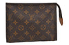 Auth Louis Vuitton Monogram Poche Toilette 19 M47544 Cosmetics Pouch Junk 4099K