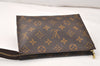Auth Louis Vuitton Monogram Poche Toilette 19 M47544 Cosmetics Pouch Junk 4099K