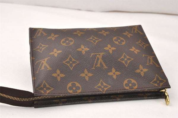 Auth Louis Vuitton Monogram Poche Toilette 19 M47544 Cosmetics Pouch Junk 4099K