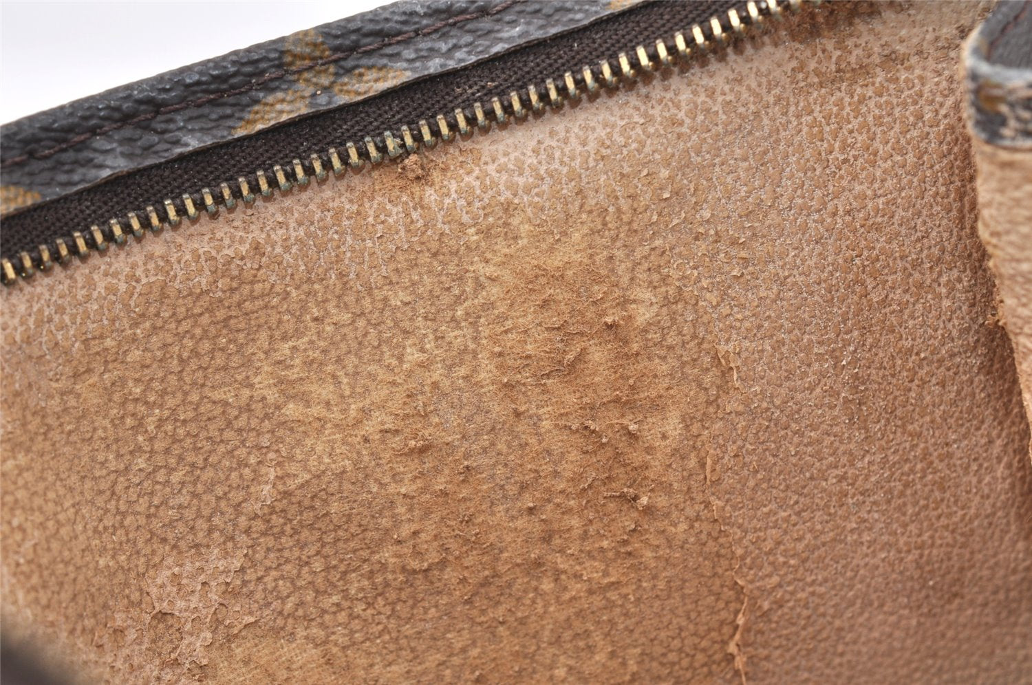 Auth Louis Vuitton Monogram Poche Toilette 19 M47544 Cosmetics Pouch Junk 4099K