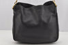 Authentic GUCCI Bamboo 2Way Hand Shoulder Bag Leather 0011638 Black Junk 4100J