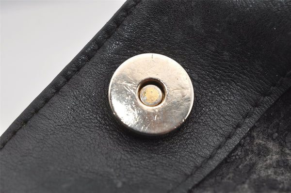 Authentic GUCCI Bamboo 2Way Hand Shoulder Bag Leather 0011638 Black Junk 4100J