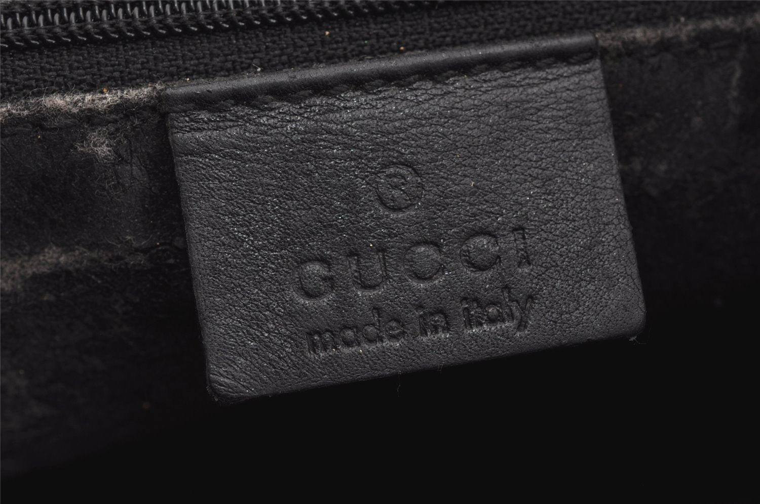 Authentic GUCCI Bamboo 2Way Hand Shoulder Bag Leather 0011638 Black Junk 4100J