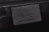 Authentic GUCCI Bamboo 2Way Hand Shoulder Bag Leather 0011638 Black Junk 4100J
