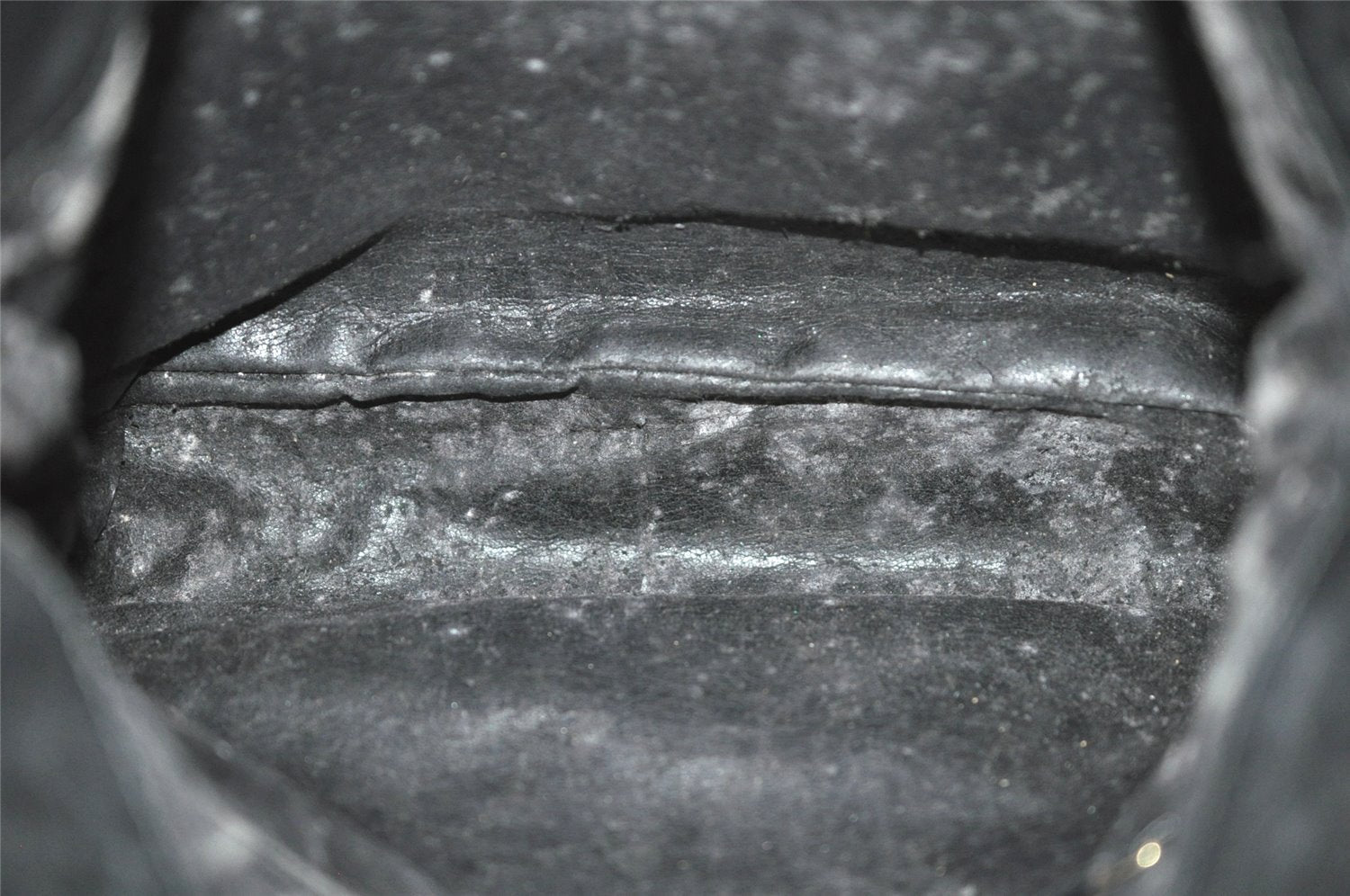 Authentic GUCCI Bamboo 2Way Hand Shoulder Bag Leather 0011638 Black Junk 4100J