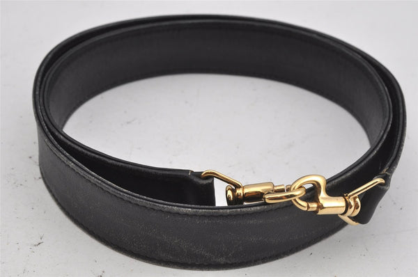 Authentic GUCCI Bamboo 2Way Hand Shoulder Bag Leather 0011638 Black Junk 4100J