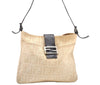 Authentic FENDI Zucca Shoulder Tote Bag Purse Canvas Leather Beige 4100K