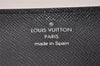 Auth Louis Vuitton Taiga Enveloppe Cartes de Visite Card Case Black Junk 4101I