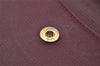 Authentic Cartier Must de Cartier Coin Purse Case Leather Bordeaux Red 4103I