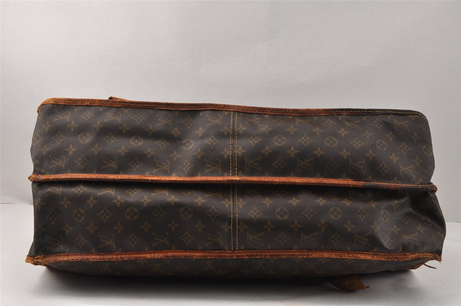 Auth Louis Vuitton Monogram Sac Gibier Chasse Hunting Travel Bag M58120 LV 4103K