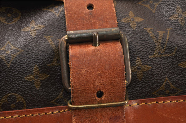 Auth Louis Vuitton Monogram Sac Gibier Chasse Hunting Travel Bag M58120 LV 4103K