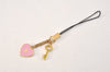 Auth Louis Vuitton Accessoires Telephone Pretty Charm Strap M66125 LV Box 4103L