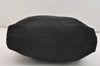 Authentic PRADA Vintage Nylon Tessuto Leather Shoulder Tote Bag Black 4104J