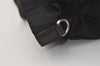 Authentic PRADA Vintage Nylon Tessuto Leather Shoulder Tote Bag Black 4104J