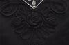 Authentic PRADA Vintage Nylon Tessuto Leather Shoulder Tote Bag Black 4104J
