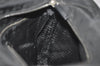 Authentic PRADA Vintage Nylon Tessuto Leather Shoulder Tote Bag Black 4104J