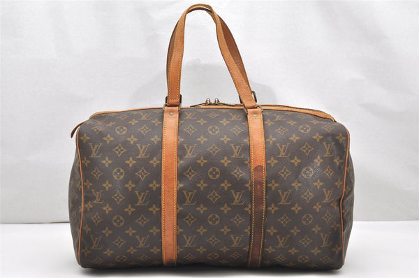 Authentic Louis Vuitton Monogram Sac Souple 45 Hand Boston Bag M41624 LV 4104K