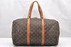 Authentic Louis Vuitton Monogram Sac Souple 45 Hand Boston Bag M41624 LV 4104K