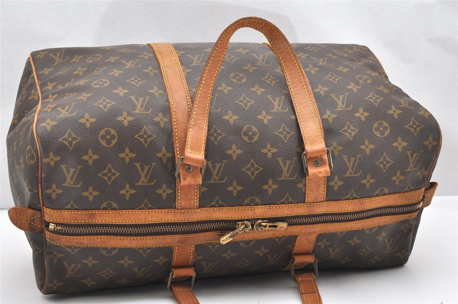 Authentic Louis Vuitton Monogram Sac Souple 45 Hand Boston Bag M41624 LV 4104K