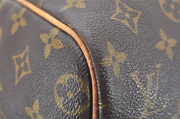 Authentic Louis Vuitton Monogram Sac Souple 45 Hand Boston Bag M41624 LV 4104K