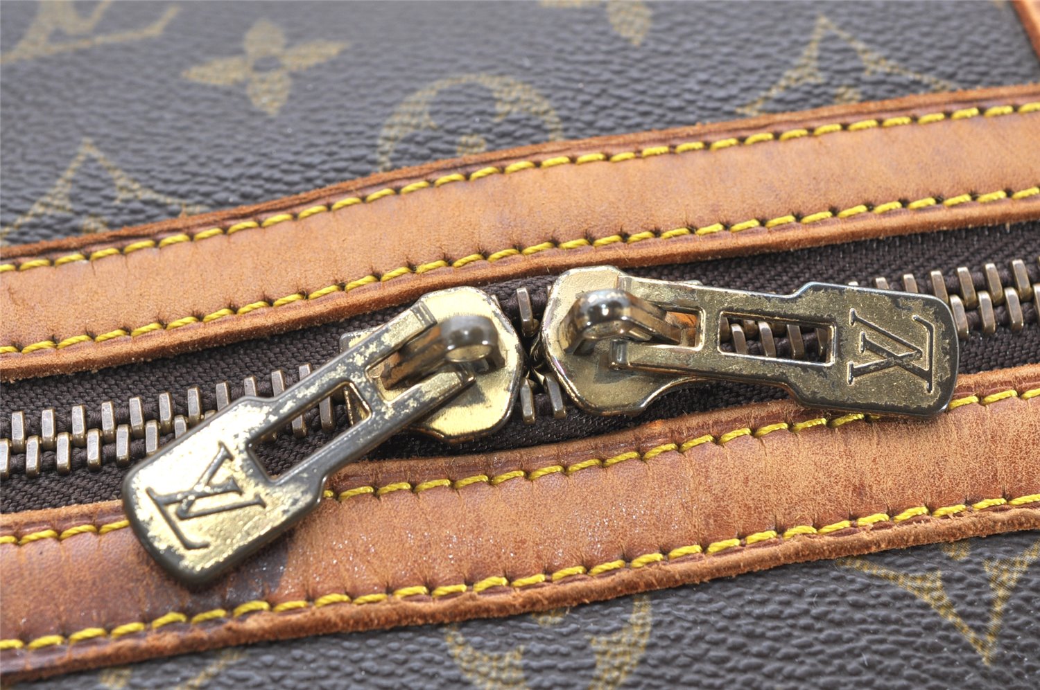 Authentic Louis Vuitton Monogram Sac Souple 45 Hand Boston Bag M41624 LV 4104K