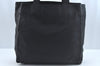 Authentic PRADA Vintage Nylon Tessuto Leather Shoulder Hand Bag Black 4105J