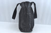 Authentic PRADA Vintage Nylon Tessuto Leather Shoulder Hand Bag Black 4105J