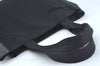 Authentic PRADA Vintage Nylon Tessuto Leather Shoulder Hand Bag Black 4105J
