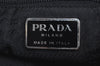 Authentic PRADA Vintage Nylon Tessuto Leather Shoulder Hand Bag Black 4105J