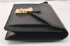 Authentic Louis Vuitton Epi Sellier Dragonne Clutch Bag Black M52612 LV 4105K