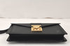 Authentic Louis Vuitton Epi Sellier Dragonne Clutch Bag Black M52612 LV 4105K
