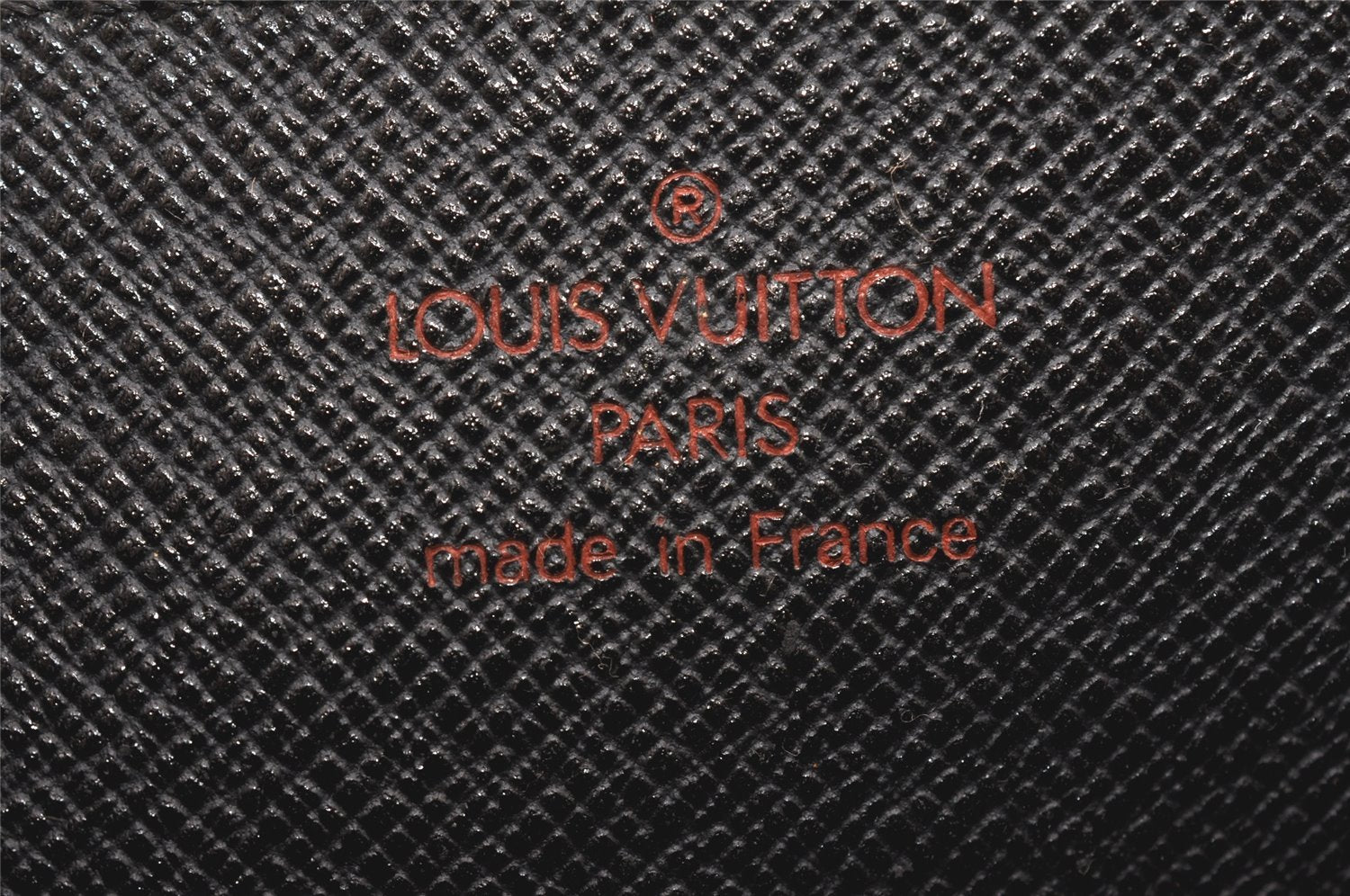 Authentic Louis Vuitton Epi Sellier Dragonne Clutch Bag Black M52612 LV 4105K