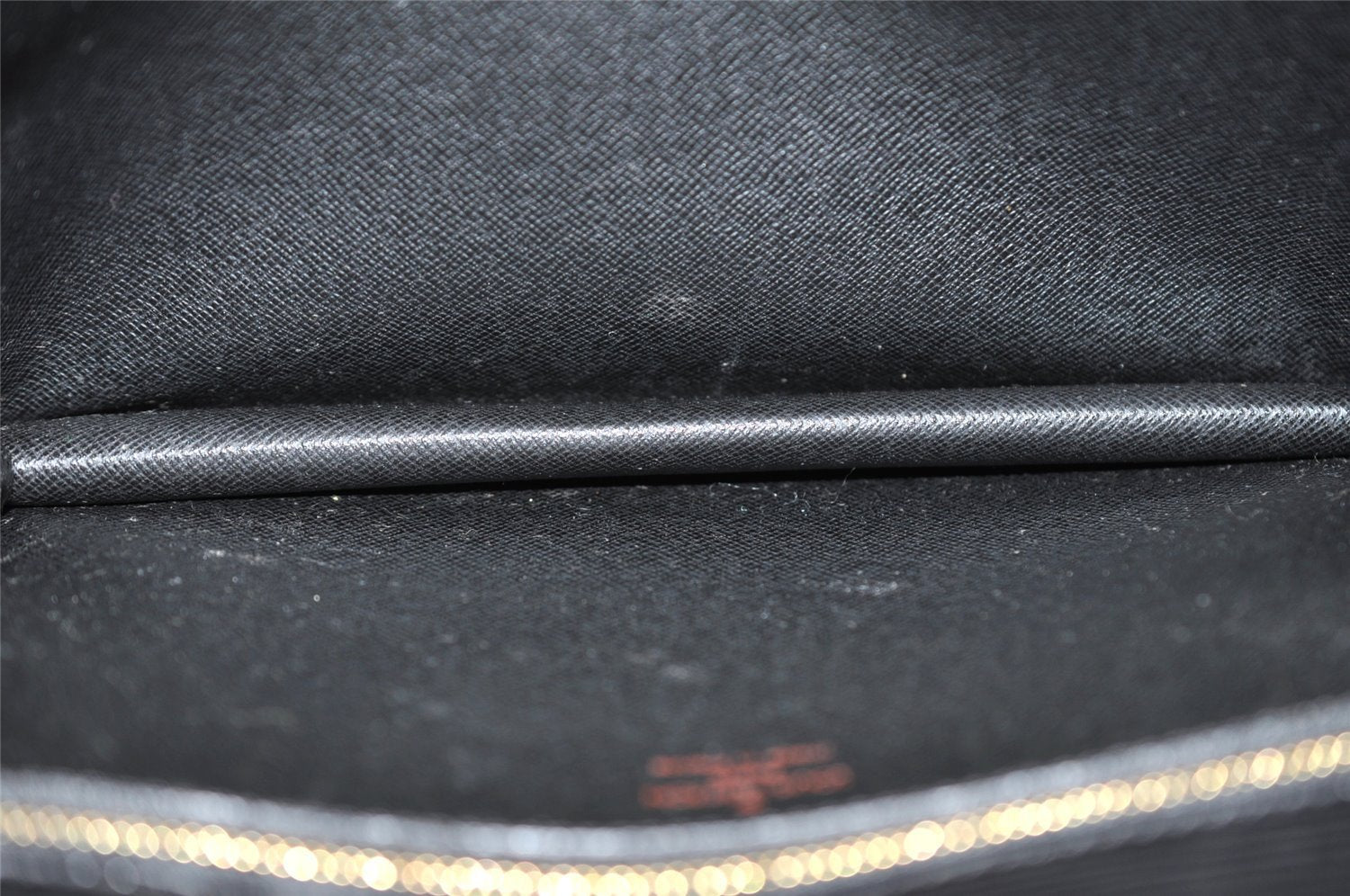 Authentic Louis Vuitton Epi Sellier Dragonne Clutch Bag Black M52612 LV 4105K