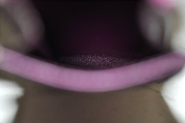 Authentic GUCCI Guccissima Cigarette Case Purse GG Leather 181716 Purple 4106I