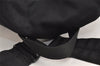 Authentic PRADA Vintage Nylon Tessuto Leather Backpack Black 4106J