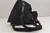 Authentic PRADA Vintage Nylon Tessuto Leather Backpack Black 4106J