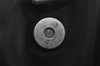 Authentic PRADA Vintage Nylon Tessuto Leather Backpack Black 4106J