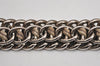 Authentic PRADA Vintage Leather Nappa Chain Shoulder Hand Bag Purse Brown 4107J