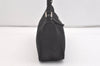 Authentic PRADA Vintage Nylon Tessuto Hand Bag Pouch Purse Black 4108J
