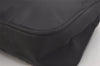 Authentic PRADA Vintage Nylon Tessuto Hand Bag Pouch Purse Black 4108J