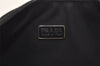 Authentic PRADA Vintage Nylon Tessuto Hand Bag Pouch Purse Black 4108J