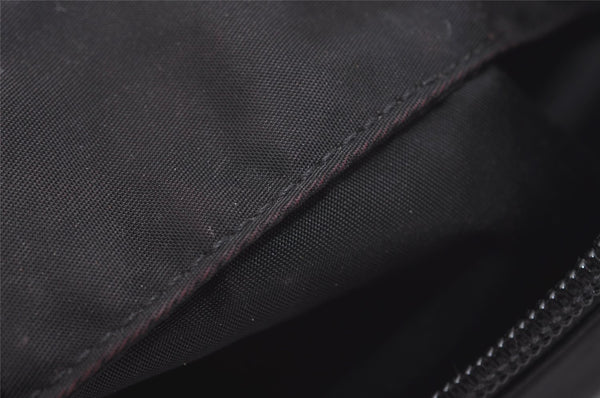 Authentic PRADA Vintage Nylon Tessuto Hand Bag Pouch Purse Black 4108J