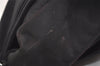 Authentic PRADA Vintage Nylon Tessuto Hand Bag Pouch Purse Black 4108J