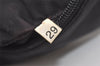 Authentic PRADA Vintage Nylon Tessuto Hand Bag Pouch Purse Black 4108J