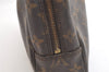 Auth Louis Vuitton Monogram Trousse Toilette 23 Clutch Hand Bag M47524 LV 4108K