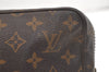 Auth Louis Vuitton Monogram Trousse Toilette 23 Clutch Hand Bag M47524 LV 4108K
