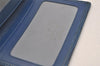 Auth Louis Vuitton Epi Porte 2 Cartes Vertical Card Pass Case M63205 Blue 4109I