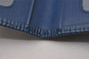 Auth Louis Vuitton Epi Porte 2 Cartes Vertical Card Pass Case M63205 Blue 4109I